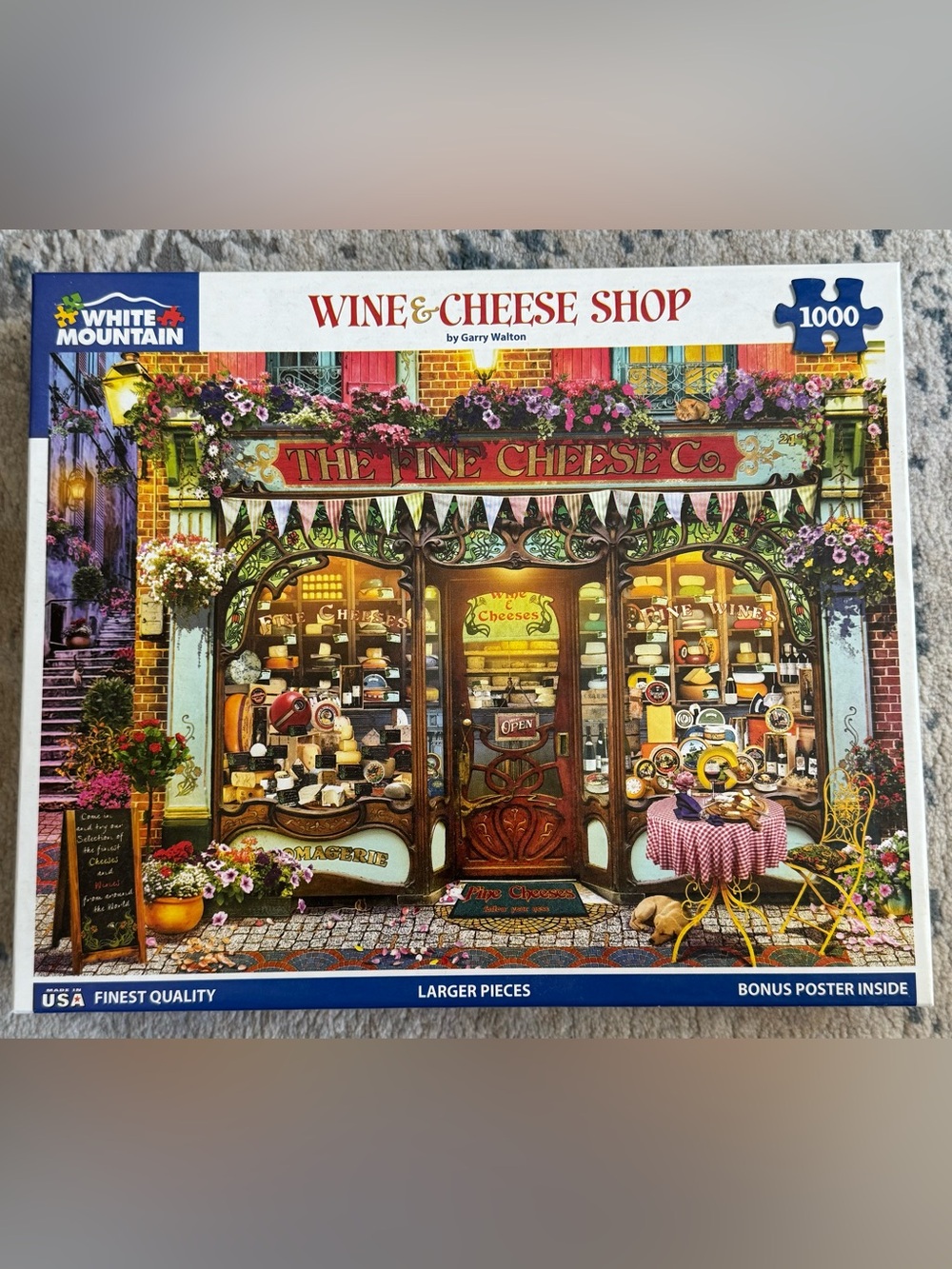 White Mountain Wine & Cheese Shop 1000 piece Jigsaw Puzzle